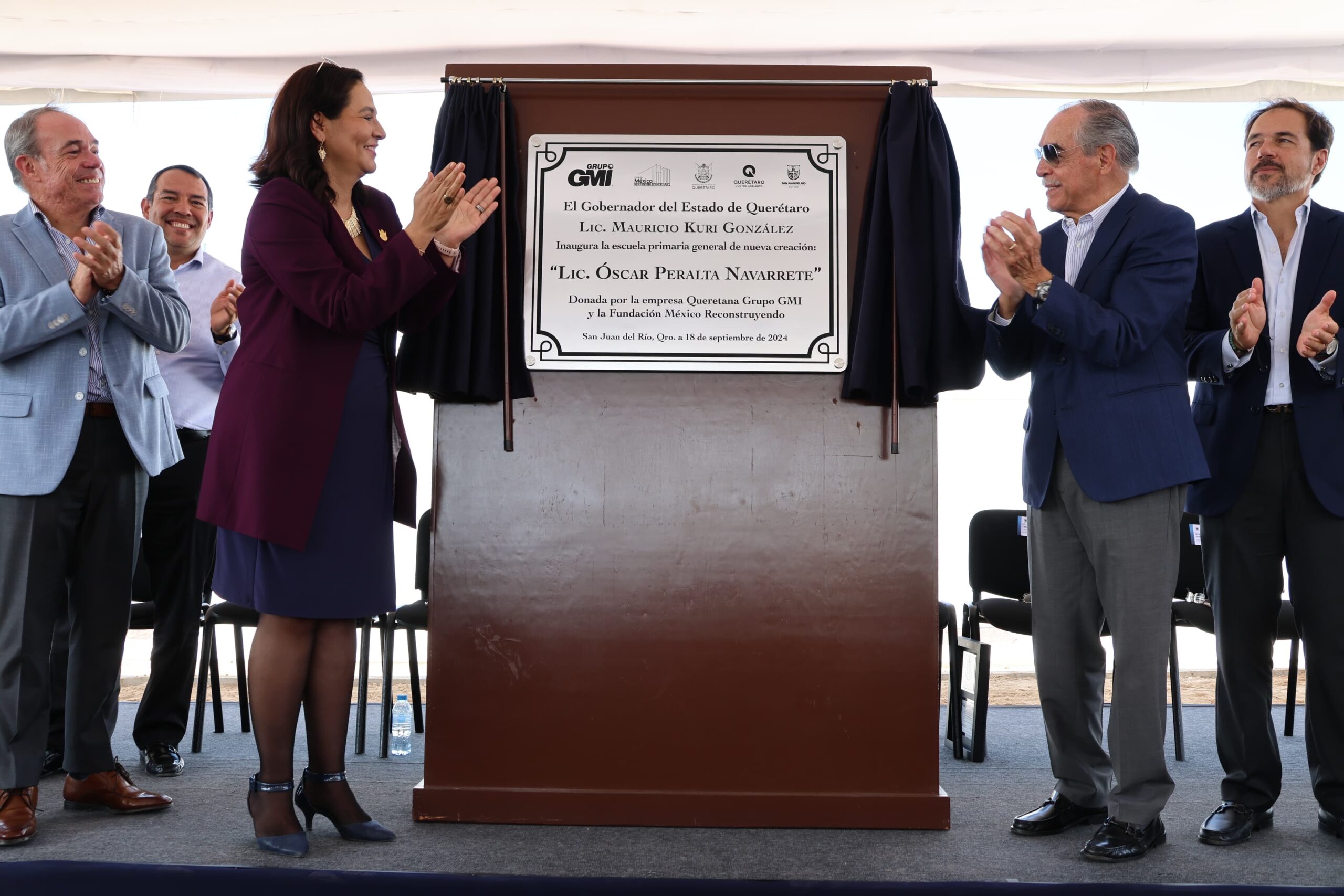 INAUGURA TITULAR DE LA SEDEQ NUEVA ESCUELA PRIMARIA EN SAN JUAN DEL RÍO